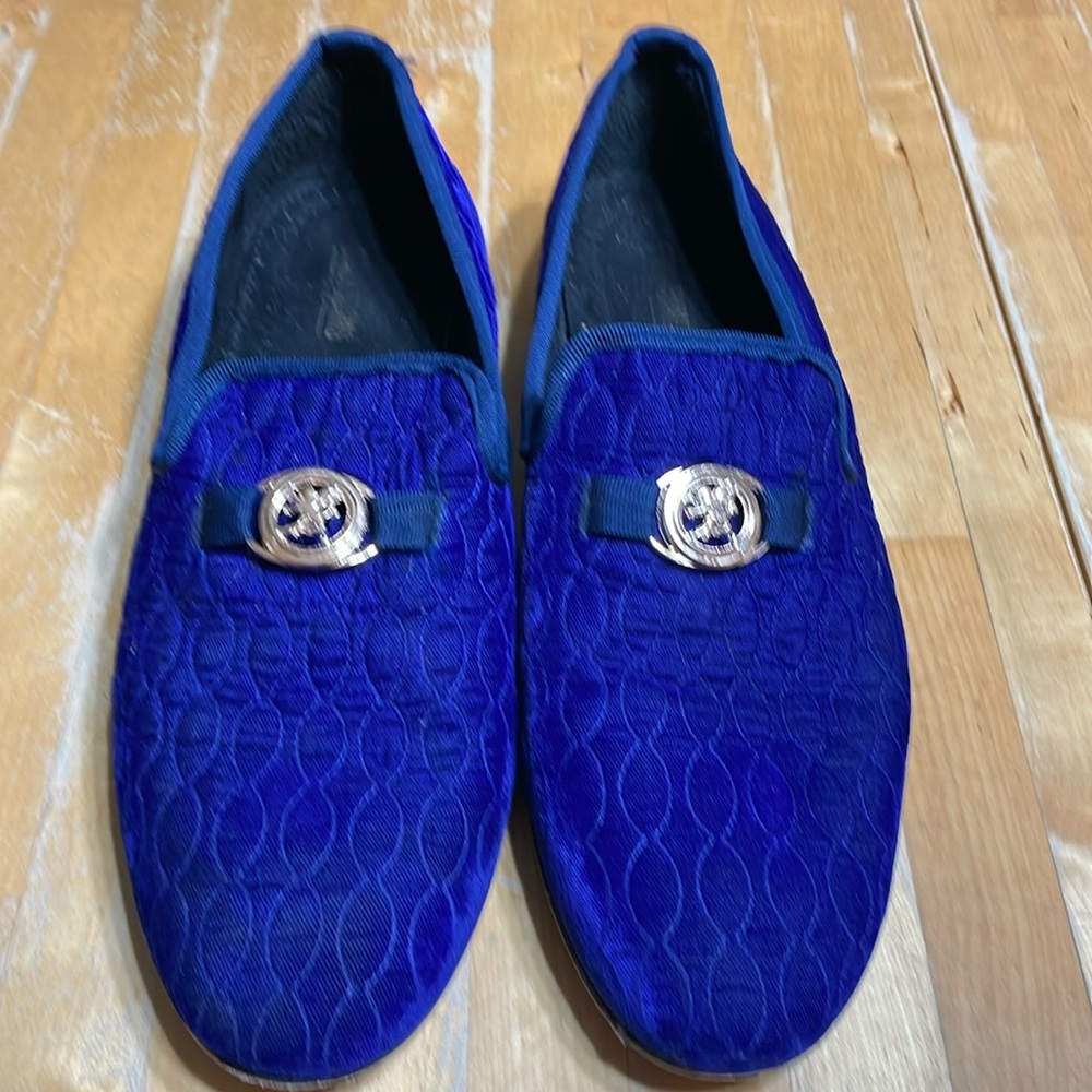 Men’s Stacy Adams valet velour slip on bit loafer